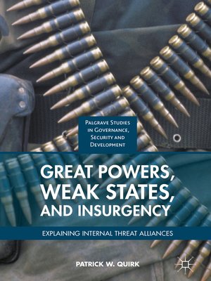 cover image of Great Powers, Weak States, and Insurgency